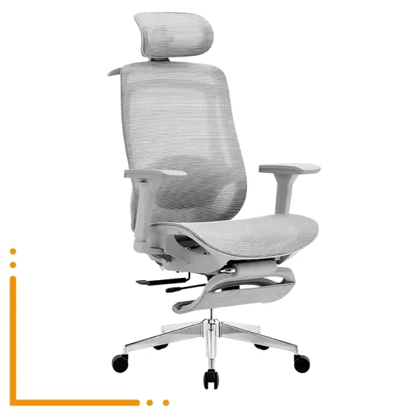 Silla Icon HG Plus con respaldo y asiento en malla nylon, brazos 4D y soporte lumbar ajustables