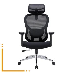 Silla Rubi H con reposacabeza ajustable y soporte lumbar