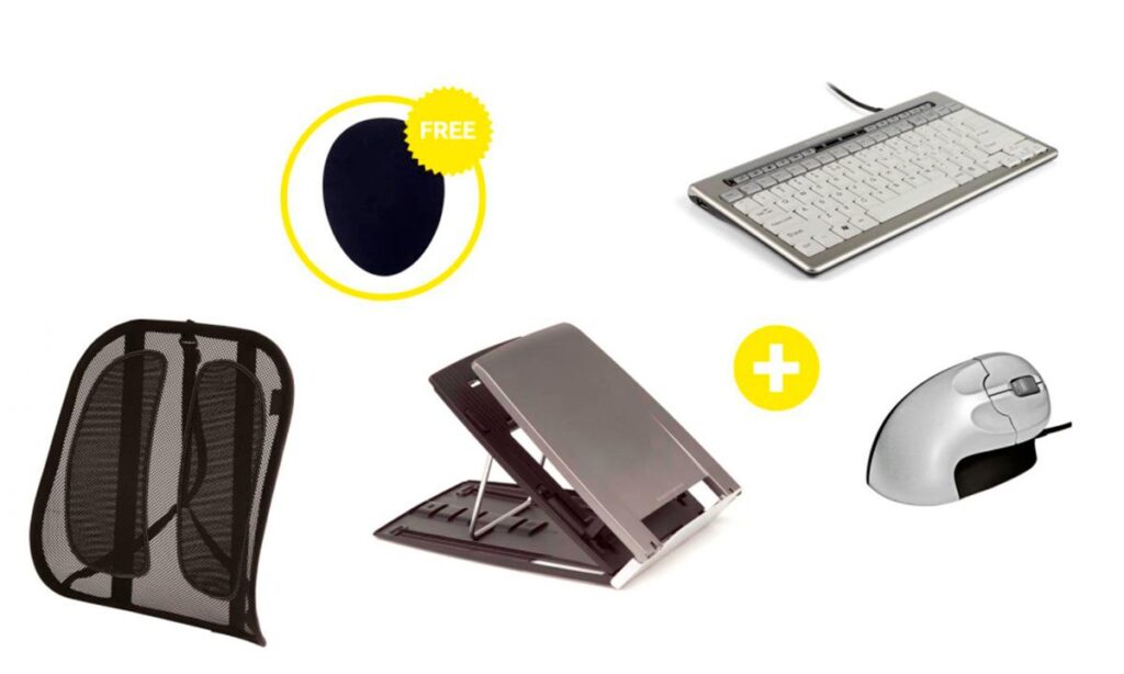 Objetos ergonómicos esenciales: 5 elementos clave para un puesto de trabajo saludable