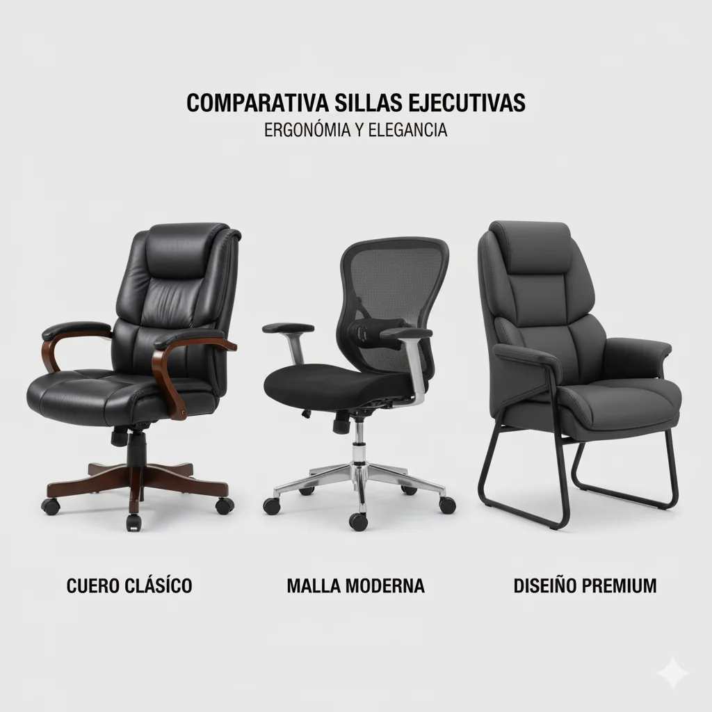Sillas de oficina ejecutivas: elegancia, comodidad y liderazgo