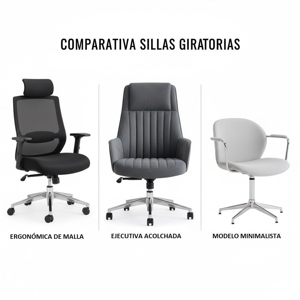 Sillas de oficina giratorias: comodidad y movilidad para tu jornada laboral