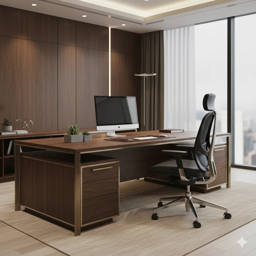 Escritorios gerenciales: elegancia y confort para líderes y directivos