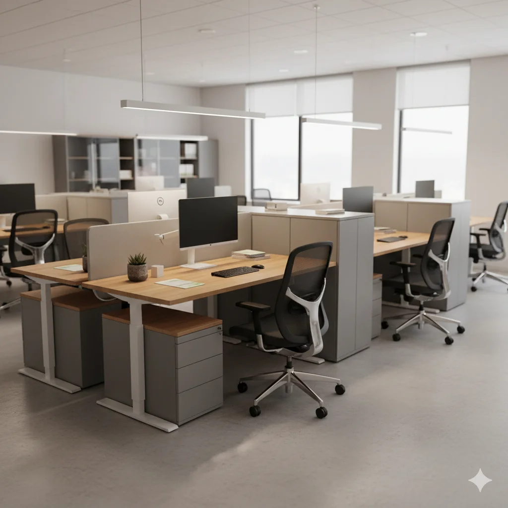 Mobiliario para oficinas: guía para elegir muebles funcionales y duraderos