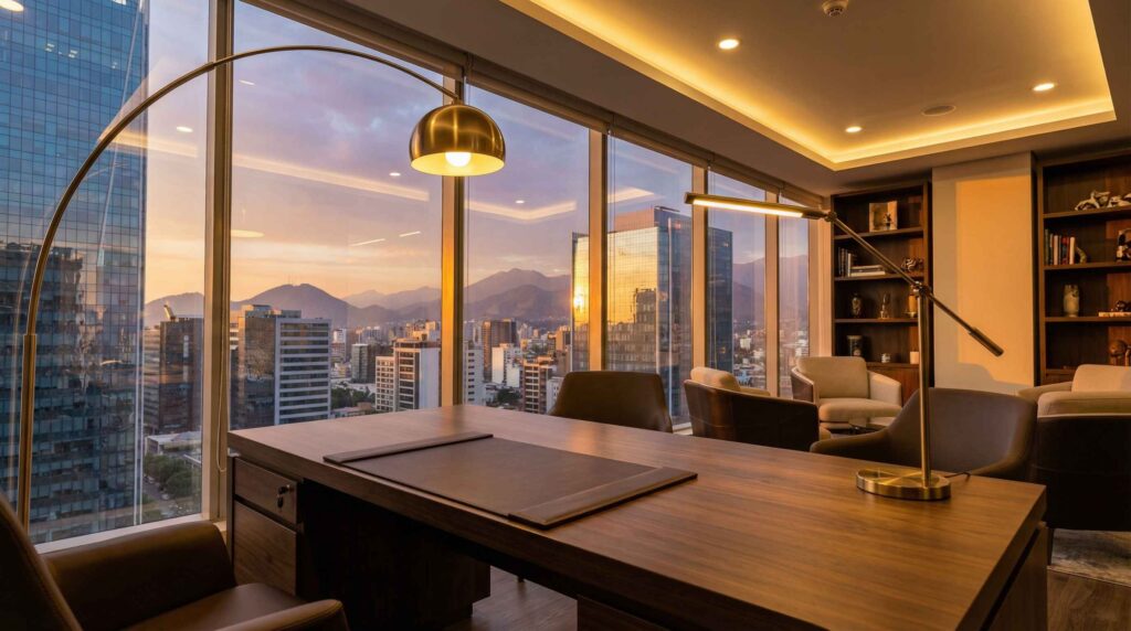 Escritorios gerenciales: presencia, funcionalidad y liderazgo