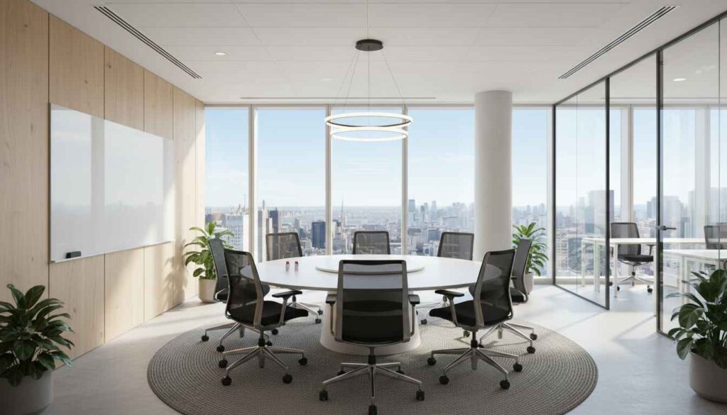 Mesas de reuniones con diseño moderno y profesional