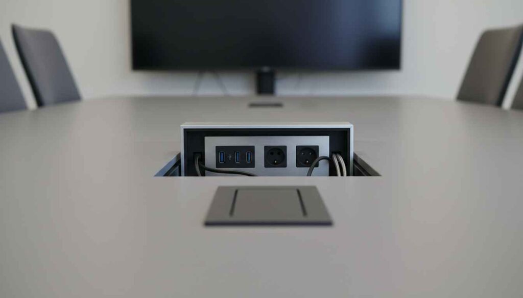 Mesas de reuniones con diseño moderno y profesional