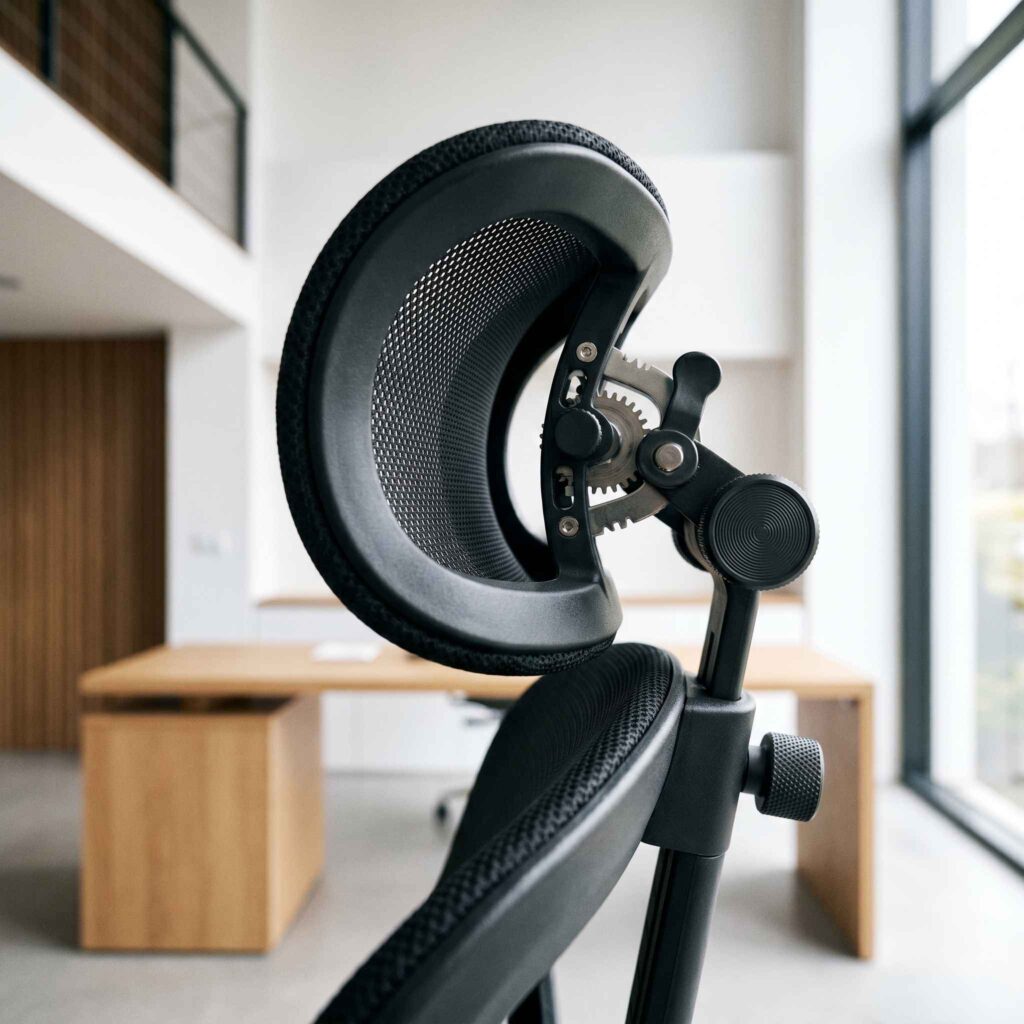 Cabecera 3D en sillas ergonómicas: ¿alternativa al collarín cervical?