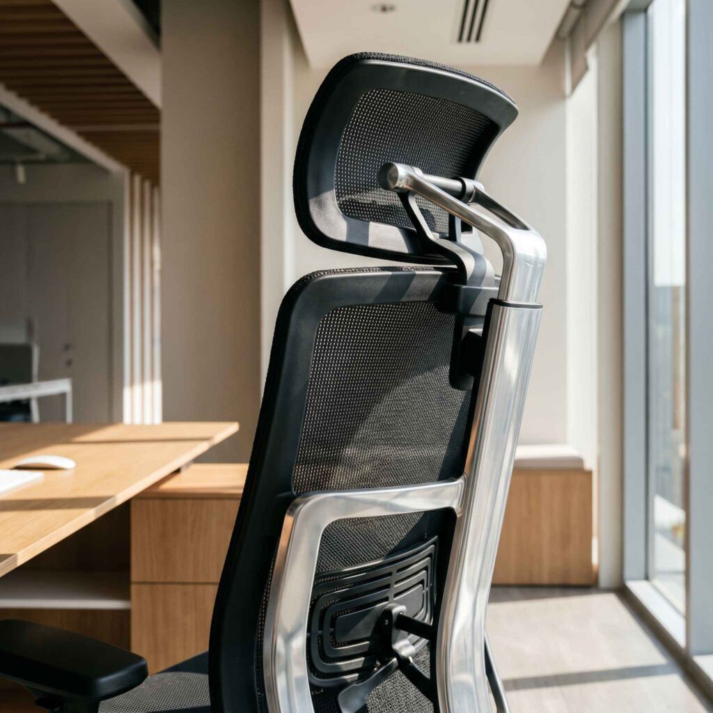 Cabecera 3D en sillas ergonómicas: ¿alternativa al collarín cervical?