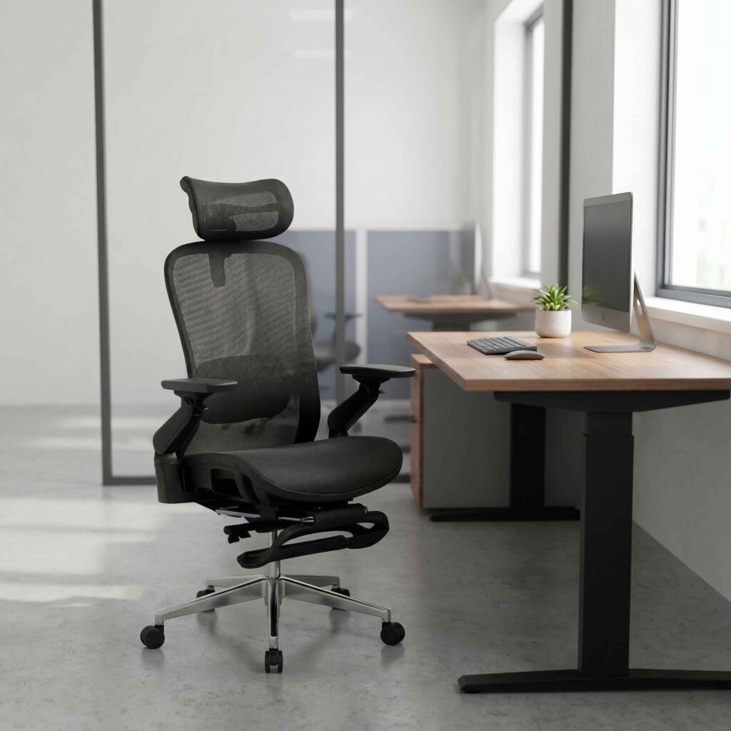 Soporte lumbar regulable en sillas de oficinas: beneficios