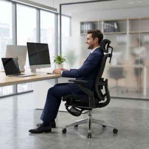Silla Syno con Masajeador: comodidad, relajación y ergonomía para largas jornadas de trabajo