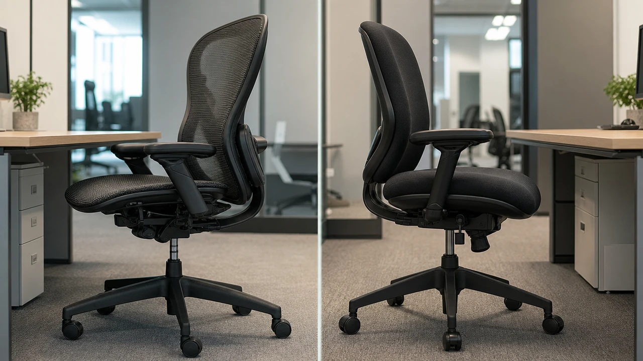 "Silla con asiento de malla vs. silla con asiento de espuma: ¿cuál elegir?