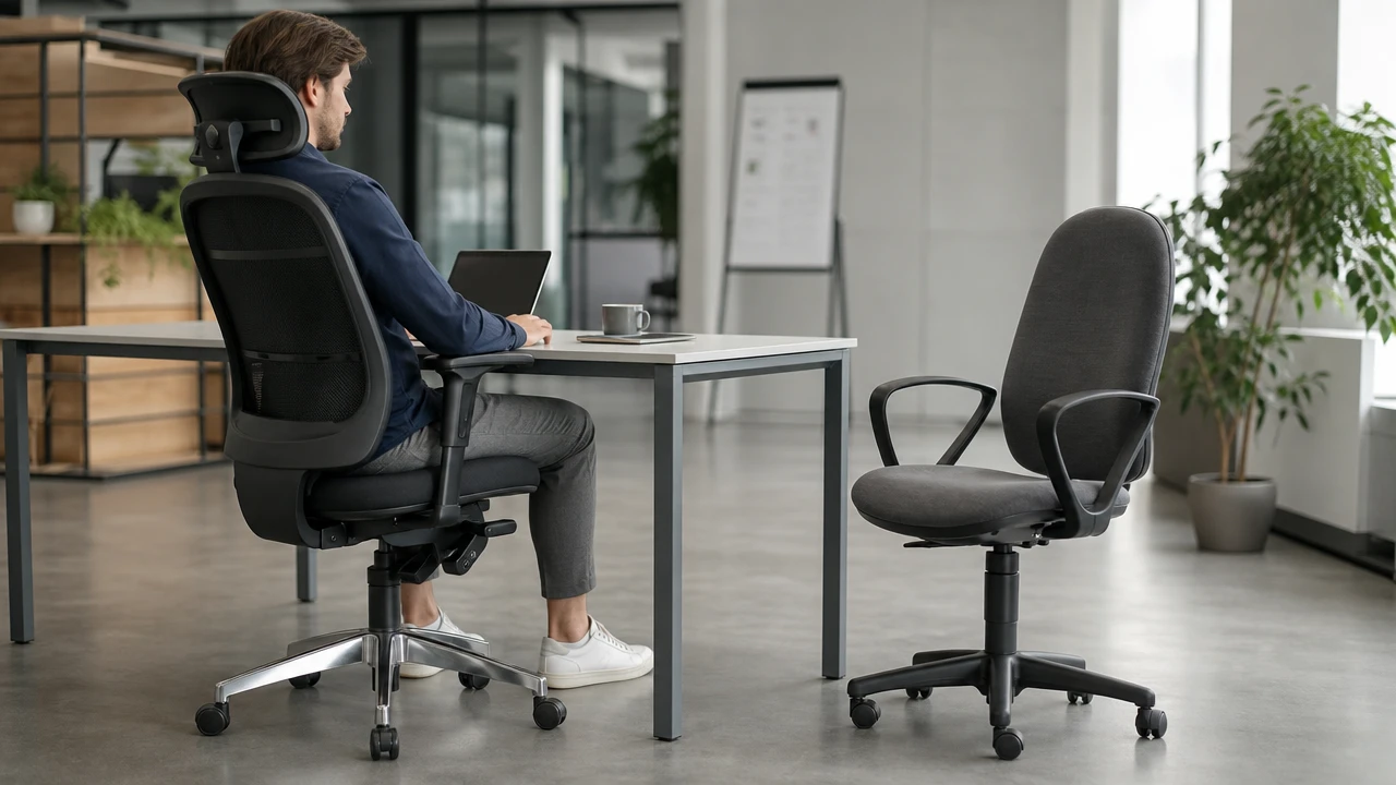 ¿Qué diferencia a una silla ergonómica de una silla de oficina convencional?